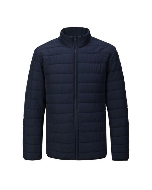 Lee Cooper Blue Fleece Lined Jacket for men