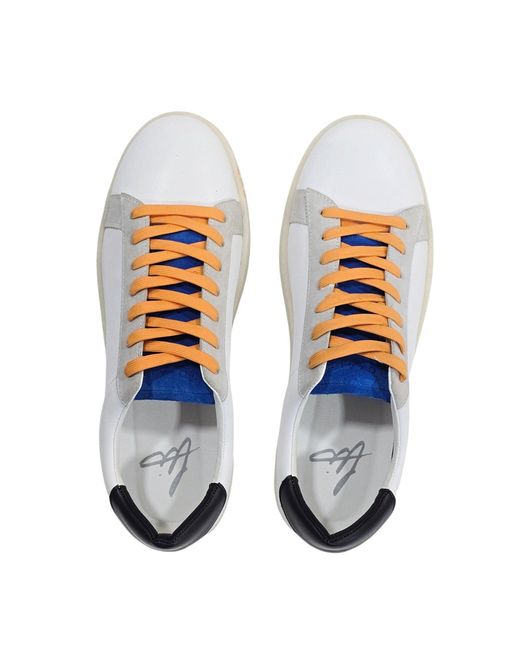 Loyalti White Castro Low-Top Trainers for men