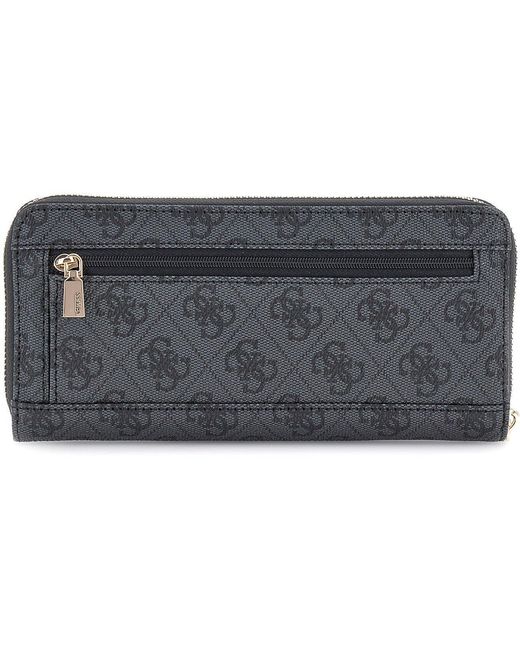 Guess Gray Laurel Zip-Around Wallet