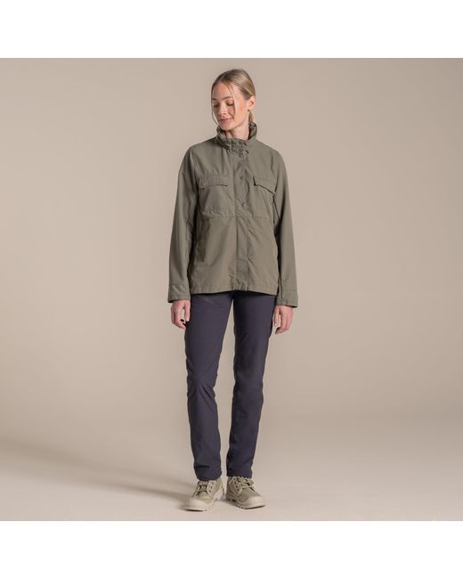Craghoppers Gray Nosilife Farah Insect-Repellent Travel Jacket
