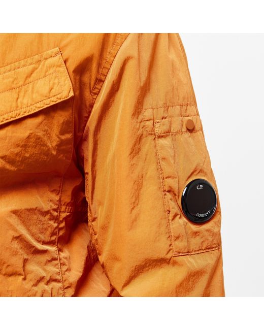 C P Company Orange C.P. Company Padded Bomber Jacket for men
