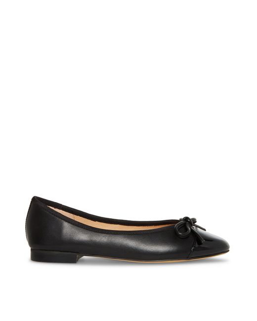 Steve Madden Black Ellison Bow Ballet Flats