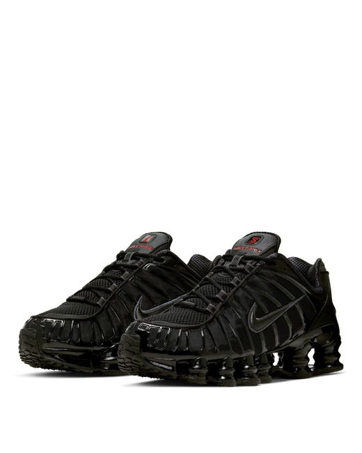 Nike Black Shox Tl Shoes for men