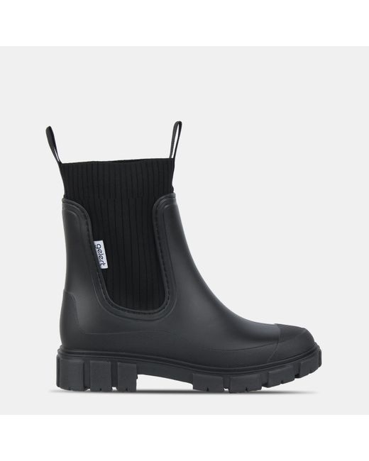 Gelert Black Chelsea Welly Boot