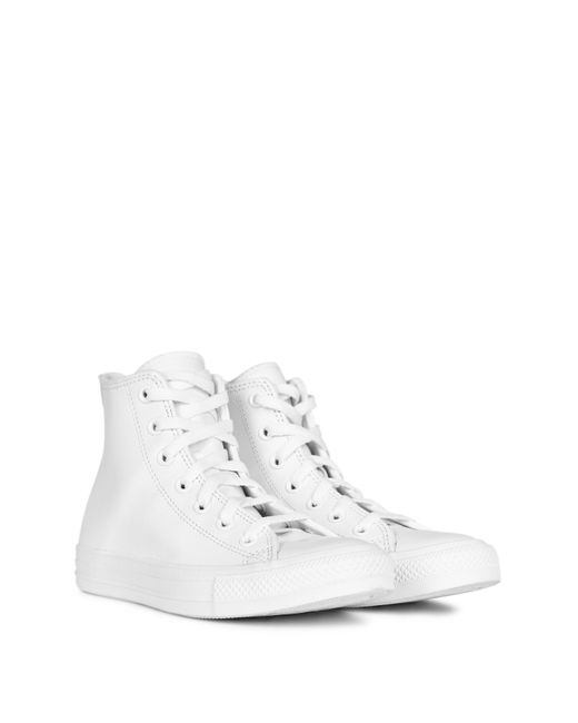Converse White As Mono Hi Tops