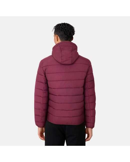 Lyle & Scott Red Lightweight Quilted Puffer Jacket for men
