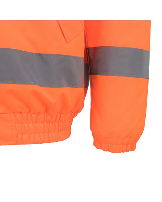 Dunlop Orange Hi Vis Bomber Jacket for men