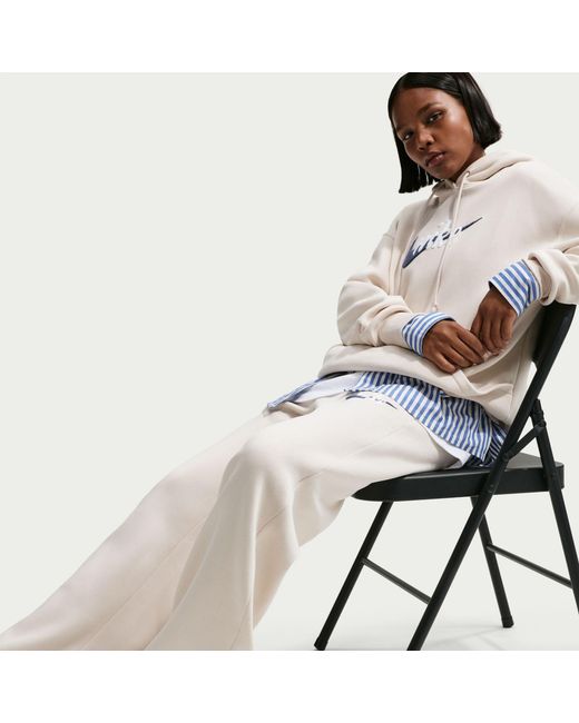 Nike Natural Open Hem Fleece Jogging Bottoms