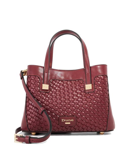 Dune Red Deavie Top Handle Bag