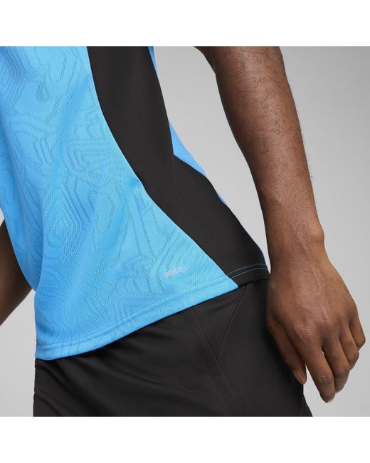 PUMA Blue Olympique De Marseille Training Shirt 2024 2025 Adults for men