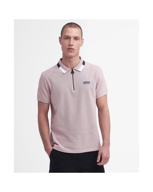 Barbour Purple Smith Polo Shirt for men