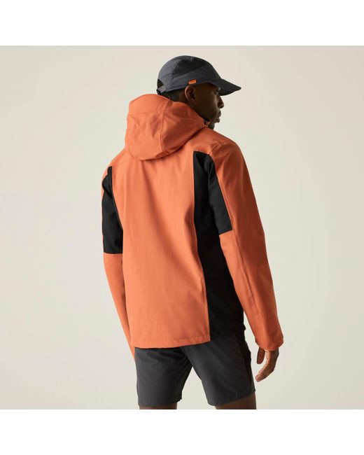 Regatta Red Birchdale Ii Isotex 15000 Breathable Long Sleeve Waterproof Jacket for men