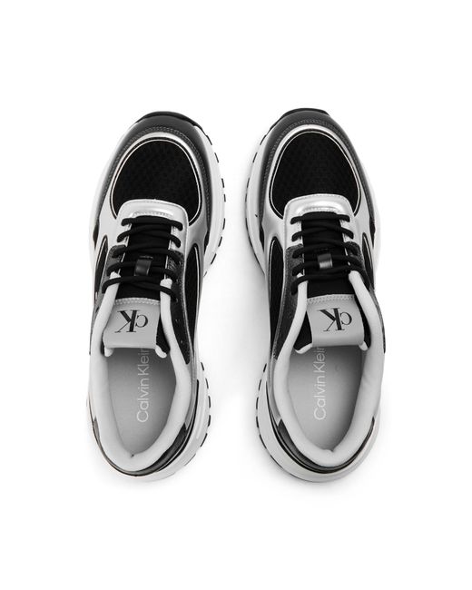 Calvin Klein Black Ck L Hike Runner Chunky Trainers