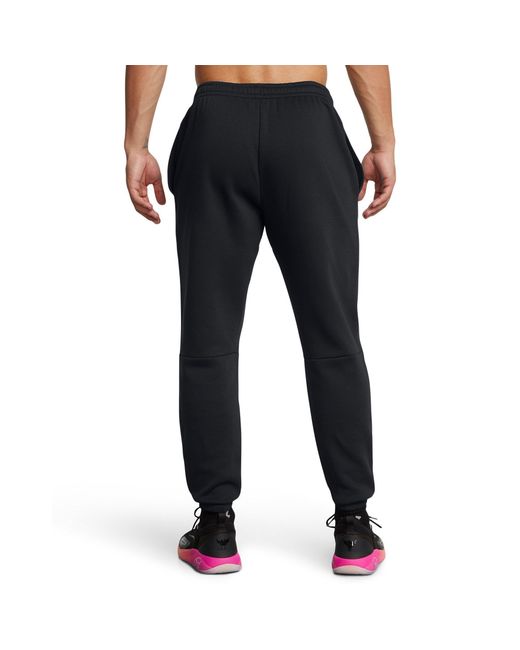 Under Armour Black Pr Icon Closed Hem Jersey Joggers for men