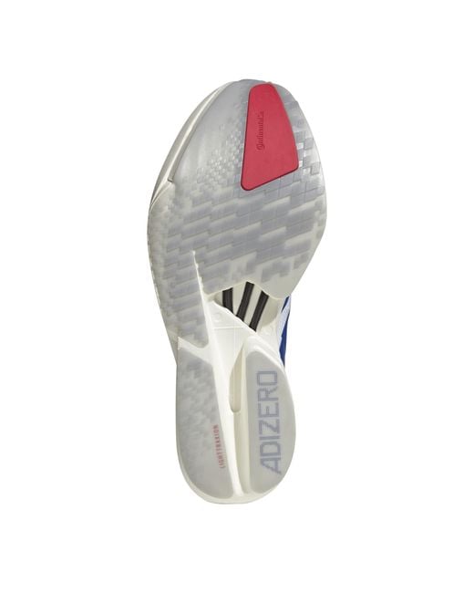 Adidas Blue Adizero Adios Pro 4 Shoes for men