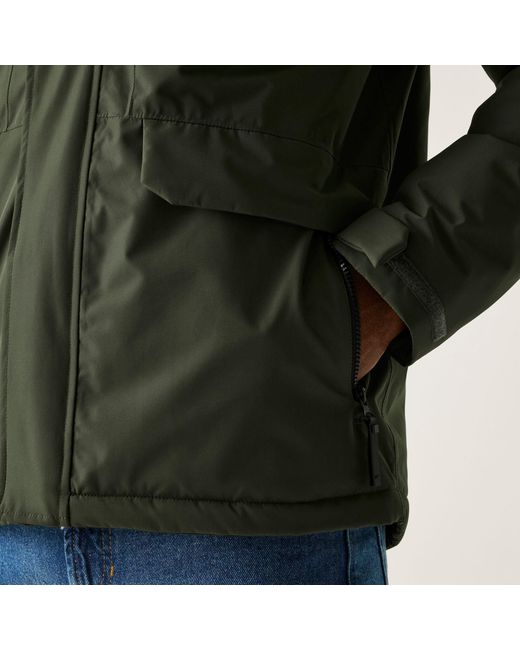 Regatta Green Sterlings Waterproof Insulated Jacket for men