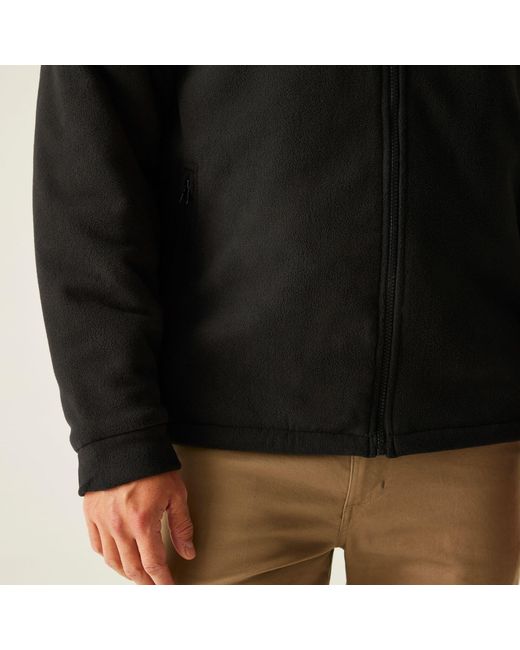 Regatta Black Asgard Ii Quilted Insulated Fleece for men