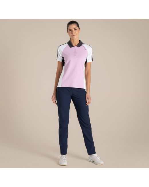 Craghoppers Blue Nosilife Hazelmere Quick-Drying Golf Polo Top