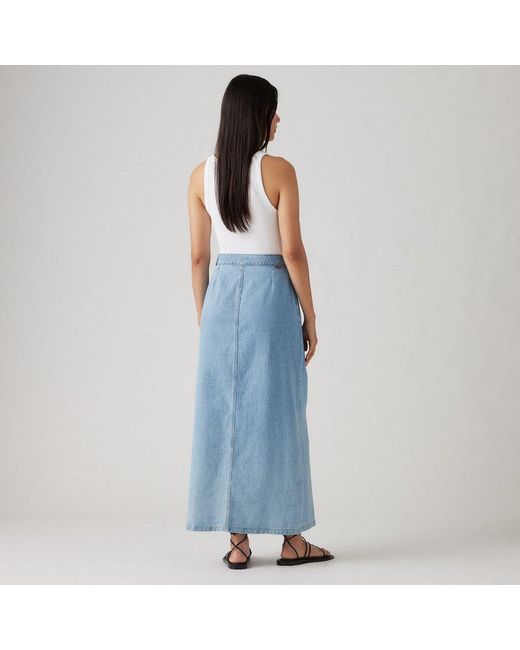 Levi's Blue Wrap Skirt