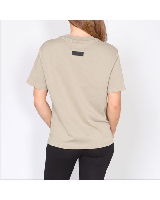 Blank Essentials Gray Blank Arched Print Puff T-Shirt Ladies