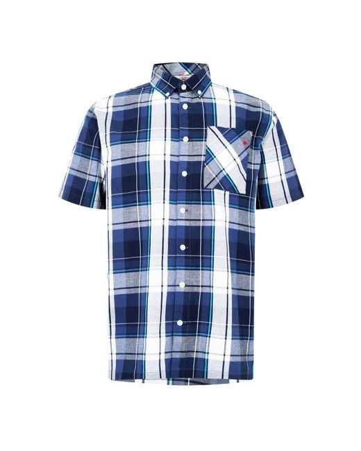 Lee Cooper Blue Check Shirt for men