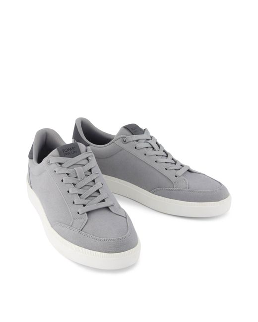 TOMS Gray Trvl Lite Rio Twill Low-Top Trainers for men