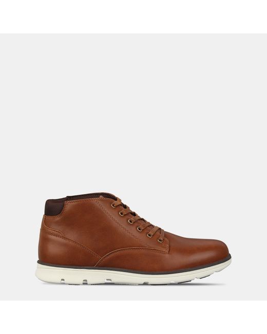 Deakins Brown Milos Toecap Shoe for men