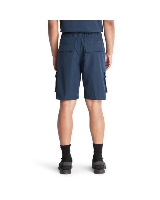 Timberland Blue Durable Water Repellent Cargo Shorts for men
