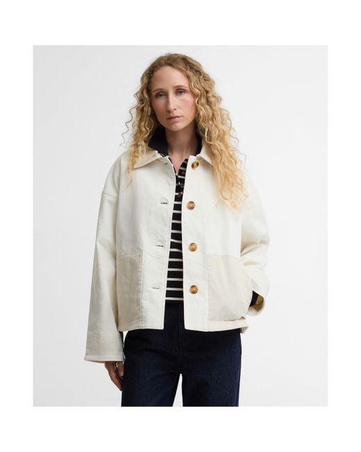 Barbour White Overshirt