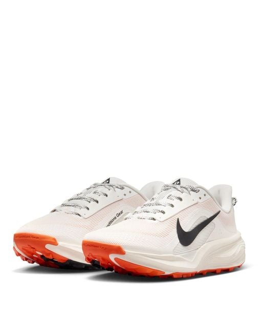 Nike White Trail Running Shoes