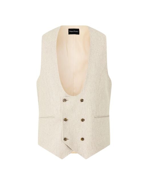 Without Prejudice Natural Wp Archer Donegal Waistcoat for men