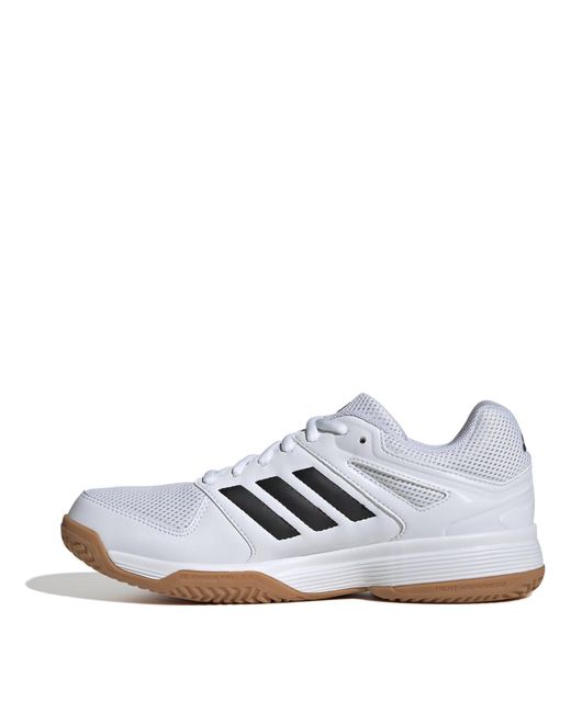 Adidas White Speedcourt Indoor Shoes