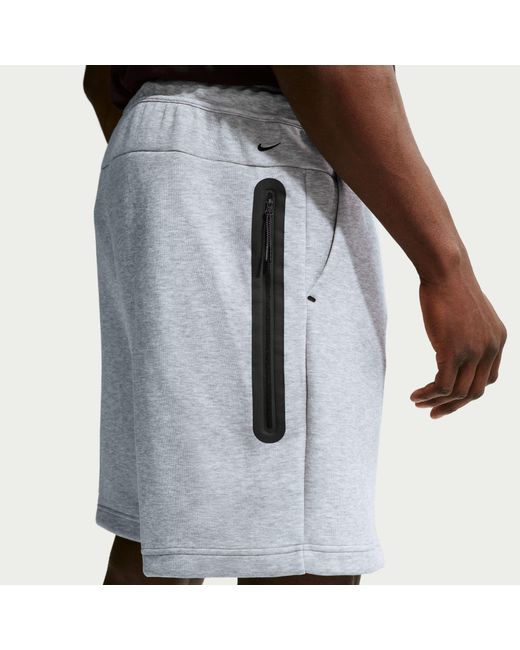 Nike Black Sportswear Tech Fleece Shorts for men