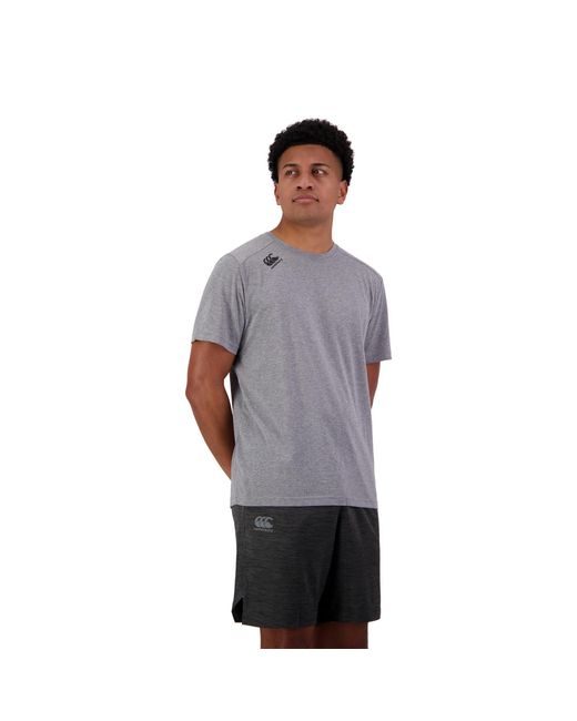 Canterbury Gray Tempo T-Shirt Adults for men