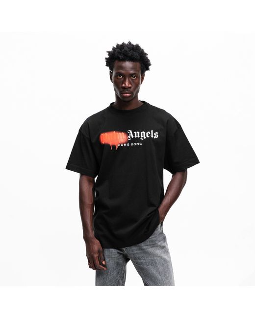 Palm Angels Black Las Vegas Tee for men