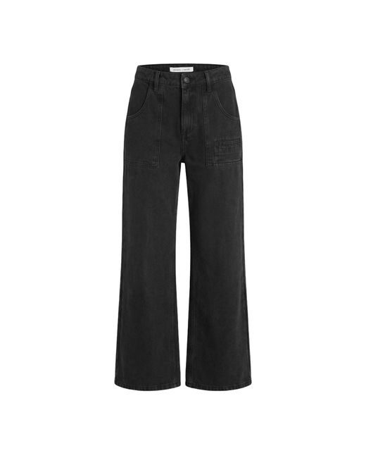 seventy + mochi Black Eden Wide Leg Jeans