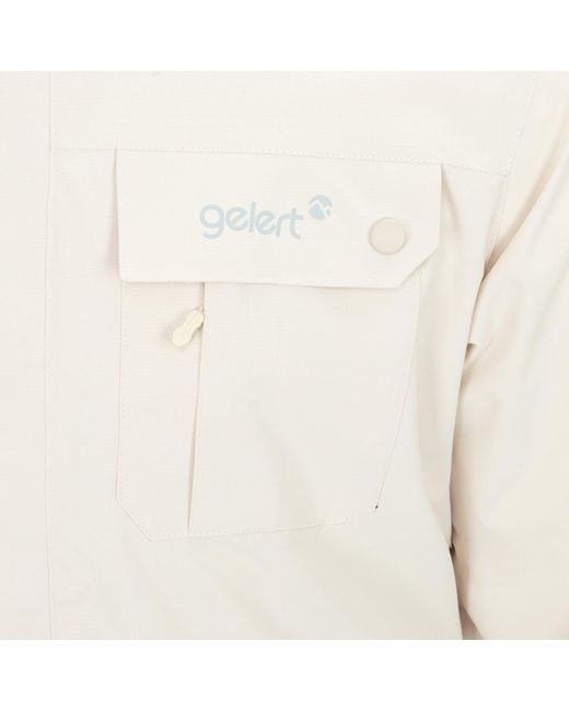 Gelert Natural 3-In-1 Windproof Fleece Lined Detachable Hood Long Sleeve Jacket for men