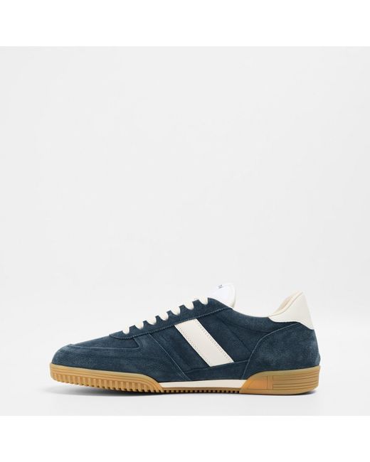 Tom Ford Blue Terence Suede Sneakers for men