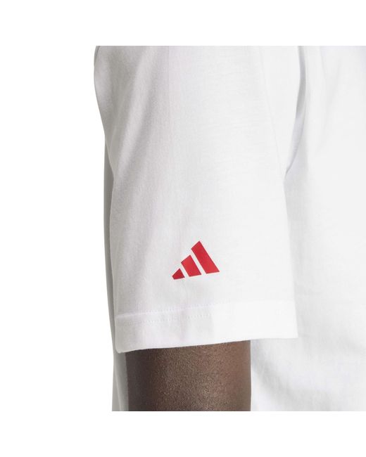 Adidas White Afc Gr Tee for men
