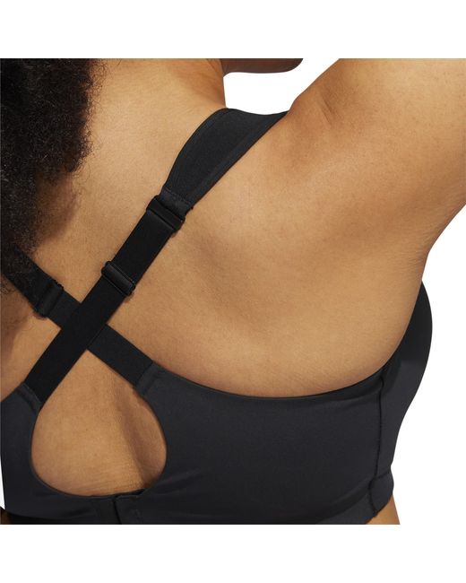 Adidas Black Tlrd Impact Training High-Support Bra (Plus Size)