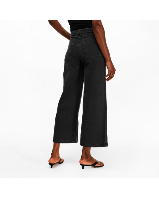 GOOD AMERICAN Black Good Jeanius Skat Ld71