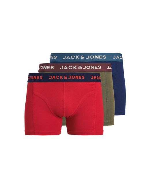 Jack & Jones Red Train Pack Trunk for men