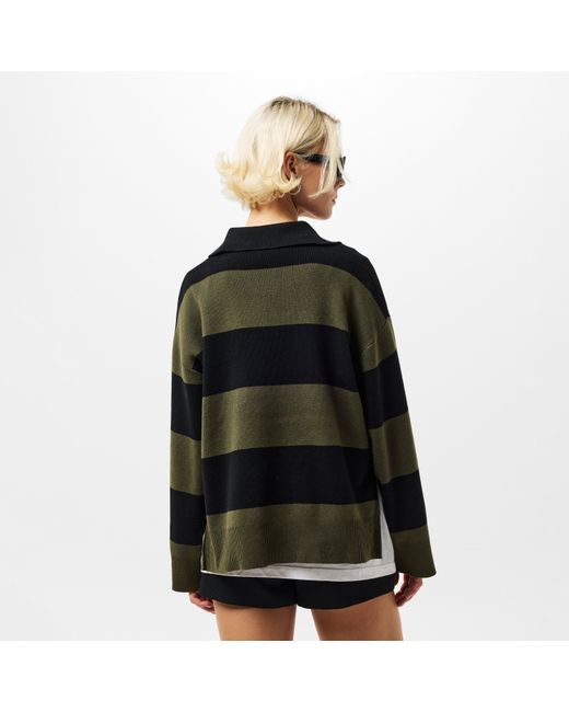 EDITED Green Laiani Polo Sweater