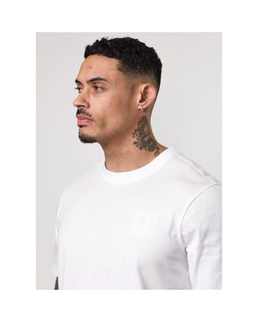 Gym King White Victory Jersey Tee for men