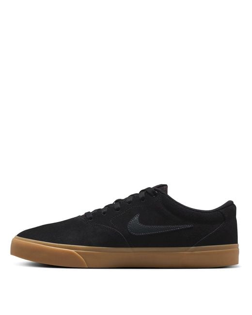 Nike Blue Charge Low Suede Shoes for men