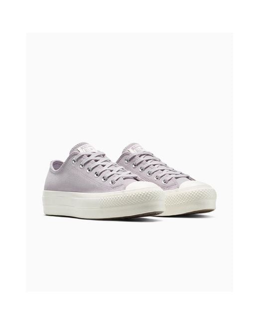 Converse Gray Chuck Taylor All Star Lif High-Top Trainers