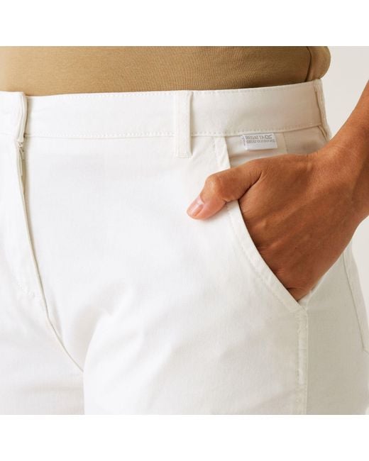 Regatta White Bayletta Capri Trousers