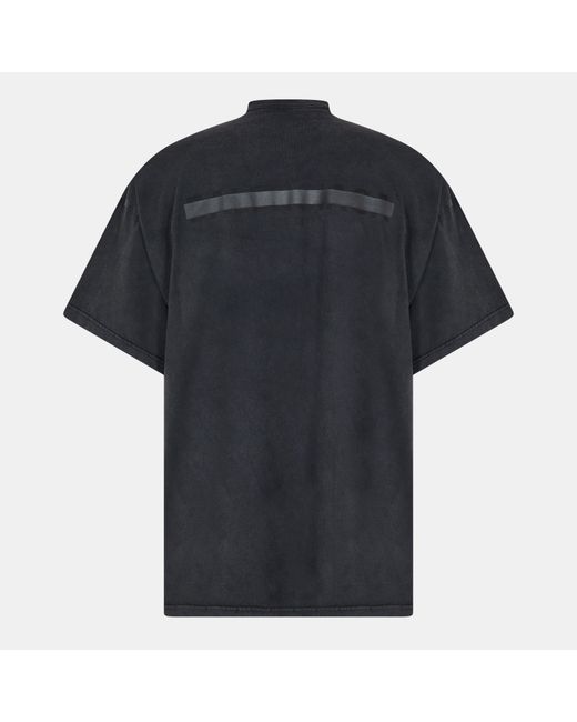 Balenciaga Black Oversized T-Shirt for men