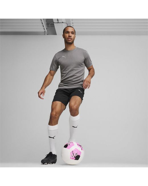 PUMA Gray Teamfinal Training Short-Sleeve Performance T-Shirt for men