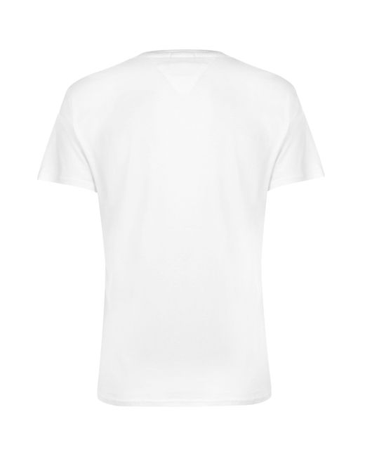 Tommy Hilfiger White Original Crew Neck Tee for men